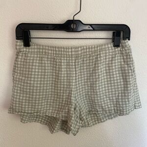 Brandy Melville Gingham Checkered Shorts